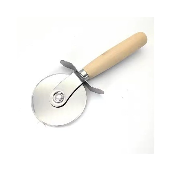 Zebraas Stainless Steel Pizza Cutter - Razor Sharp Blade, Non-Slip