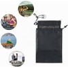 Bolsa de Ducha Portátil de Malla con Ventosa y Cremallera