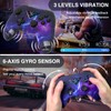 VooFun Wireless Controller für Switch/Lite/OLED/PC, Switch Pro Controller mit LED,