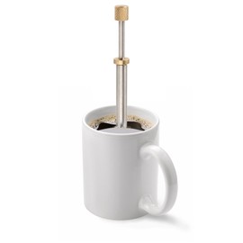 Manual Press Coffee Filter Portable Stainless Steel Final Press Coffee Infuser