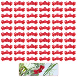 SUBTAVIK 60 Pcs Plant Bender, 90 Degree Angle Plant Clips Plant Growth Bender Clips Plant Training Clips Plant Support Clips for Low Stress Training Plant Stem Support (Red)