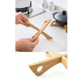 Bule Maple Trivet, Wooden, Stylish, Heat-Resistant, Camping, Compact