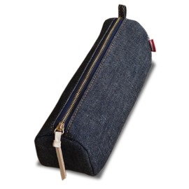 NeedNetwork Pouch, Small Items, Okayama Denim, Pen Case, Makeup Pouch, Pencil Case, Pencil Case, Travel Pouch, Gadget Pouch, Zipper Zipper, Large Capacity, Cosmetic Pouch, Indigo Blue