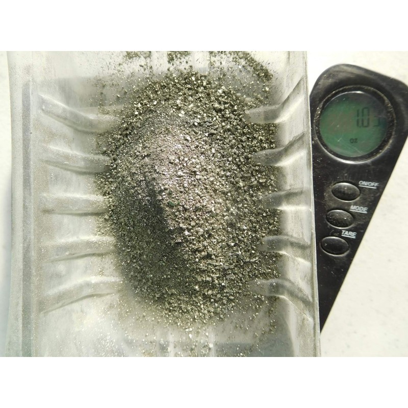 Pyrite - 1mm and smaller powder - 100% Pyrite Life+LOVE!