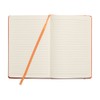 eBuyGB A5 Coloured Hardback Lined Paper Notebook, Orange