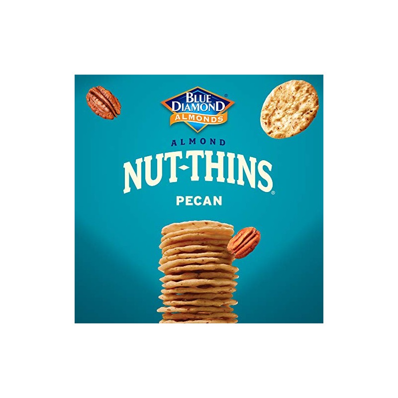 Blue Diamond Almonds, Pecan Thins Gluten Free Cracker Crisps perfect