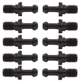 raseparter CAT40 45 Degree Pull Stud Pull Stud Retention Knob, 0.589 Inch Drum Pull Stud for Drill, Replacement for HAAS CAT 40 CNC Tool Holder Replace (10 Pack)