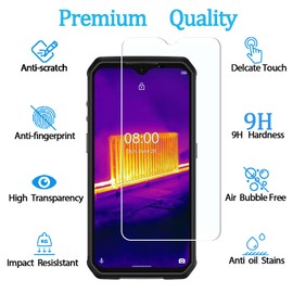 KELOLIN [3 Pack] Tempered Glass Screen Protector for Ulefone Armor 9, Easy to Install, HD Anti-Scratch Anti-Fingerprint No-Bubble Screen Protector Compatible with Ulefone Armor 9