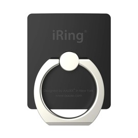 AAUXX iRing Hook Eye Ring Hook Smartphone Ring Genuine Dealer Mobile Ring Thin with Hook (Matte Black)