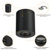 Gleonlux Ceiling Spotlight, Surface-Mounted Spotlight, IP44 Black, GU10 Surface-Mounted Spotlights,