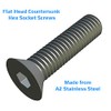 M8X50 Countersunk Allen Screw, Stainless Steel Hex Socket Machine Screws