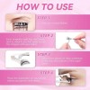 4 Pares Pestañas Postizas Magnéticas Kit Con Clip 3d De