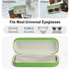 RayLove Glasses Case Hard Shell Eyeglass Case with Cleaning Cloth,