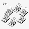 kwmobile 24 x Foldback Clips Set – 24 x 41