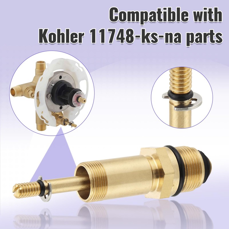 Shower Diverter Stem Compatible with Kohler 89773, Faucet Diverter Cartridge