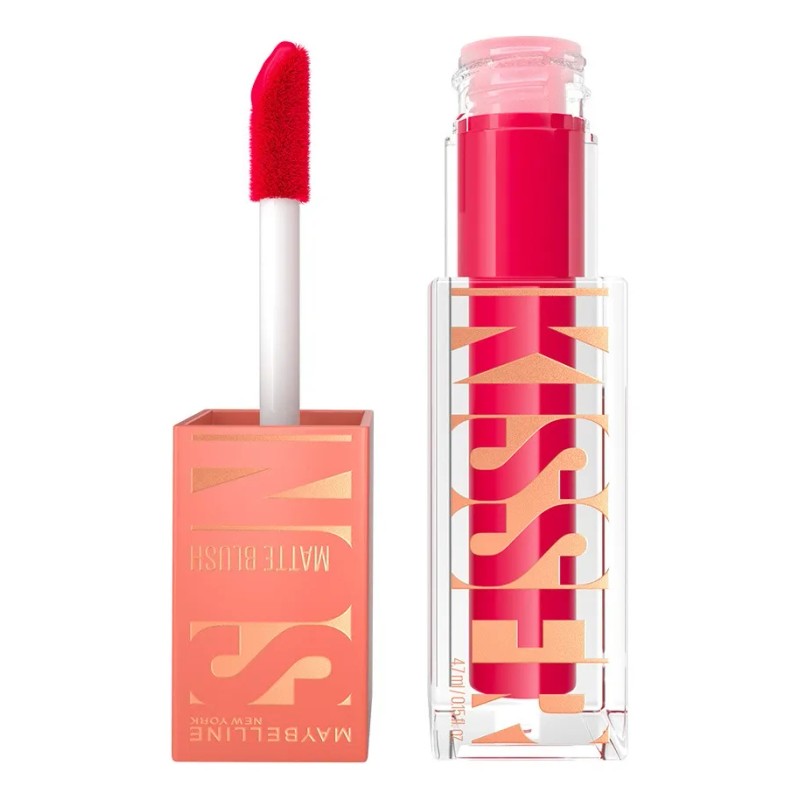 Maybelline Blush mate líquido Sunkisser, 4.7ml, fórmula con Vitamina E,