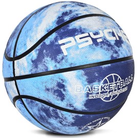 Kids Youth Size 5 (27.5") Basketball Premium Rubber Indoor Outdoor Basketball for Boys Girls, Waterproof for Swimming Pool Games