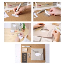 KREUL 49931 Transfer Marker Edge, Line Width 1 - 5 mm, Transparent, for Transferring Printed Motifs and Lettering on Paper, Cardboard, Cork and Other Surfaces