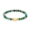 Liebeskind Berlin Beads Bracelet LJ-0956-B-17 Moss Agate and Stainless Steel