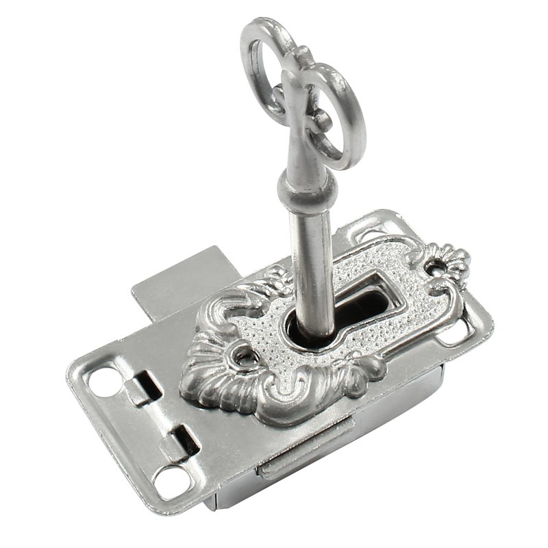 Hitefu 2 Sets Skeleton Key Lock Antique Cabinet Cupboard Furniture
