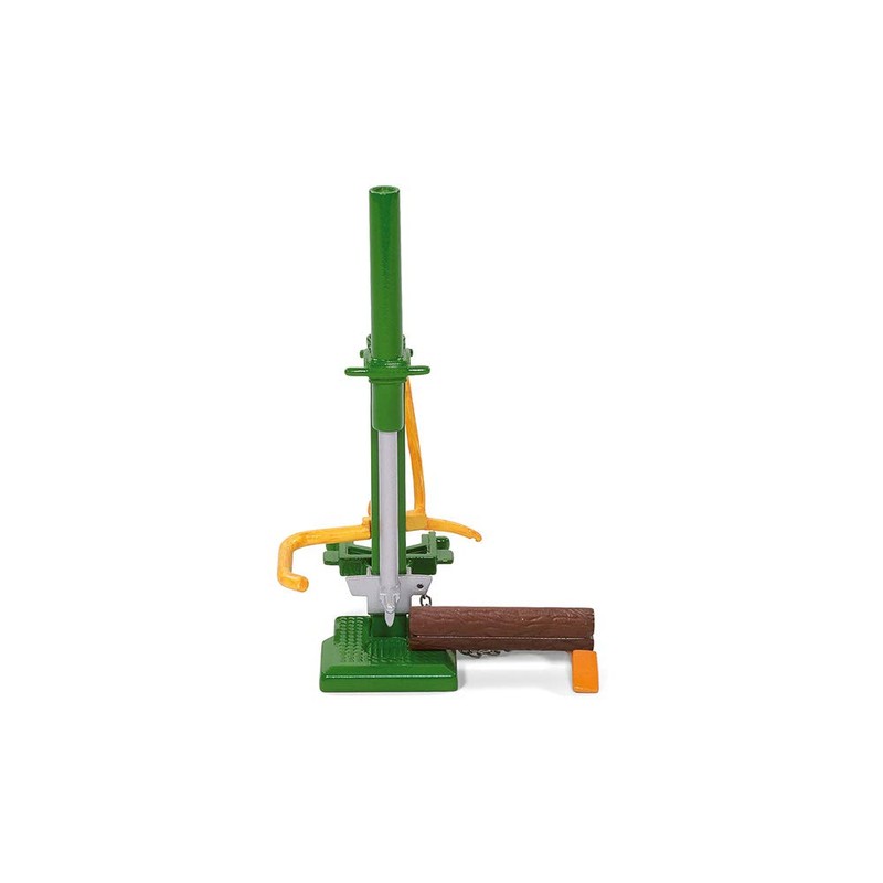 siku 2468, Wood Splitter, 1:32, Metal/Plastic, Green, Incl. 10 plastic