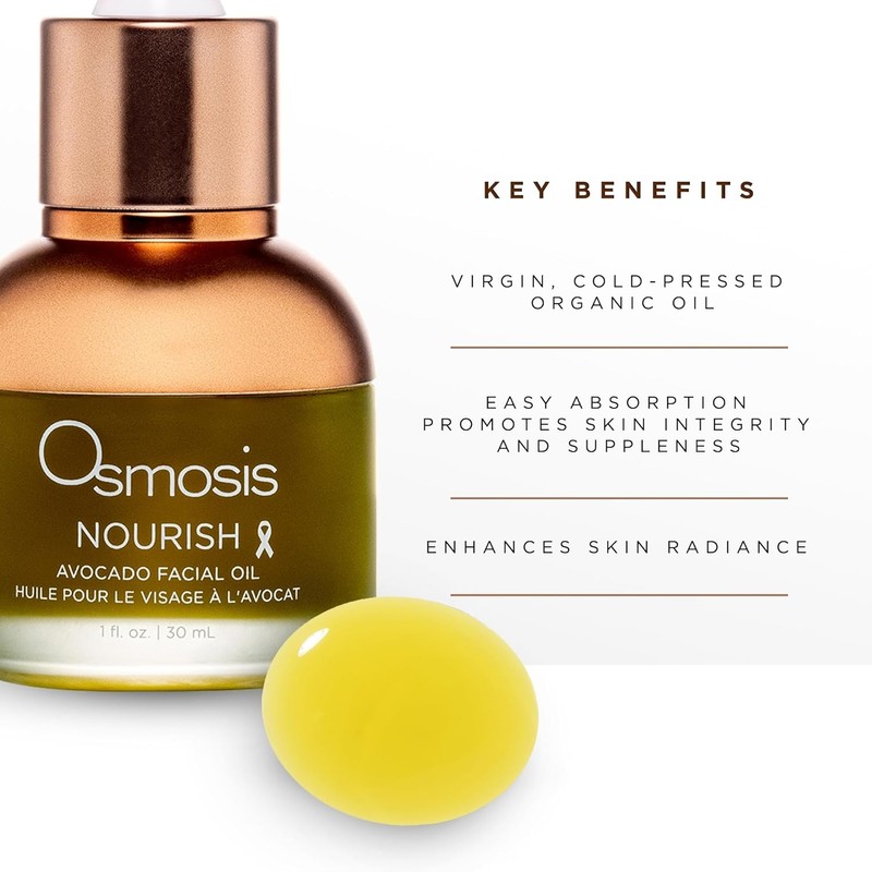 1 oz Osmosis Nourishing Avocado Face Oil for Dry and