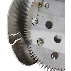 Rat Blockers Stainless Steel for Drains - Twin Steel Valves, 6-inch Rat Flap, Non-Return Valve, Shorter Design for Curved Fittings