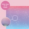 Desecraft 36 Sheets 12x12 Glitter Shining Pastel Ombre Cardstock Scrapbook