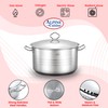 Alpine Cuisine Stainless Steel Pot with Lid 8 Quart -