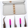 TOVINANNA Portable Eyelash Tweezer Case Holder Travel Cosmetic Case for