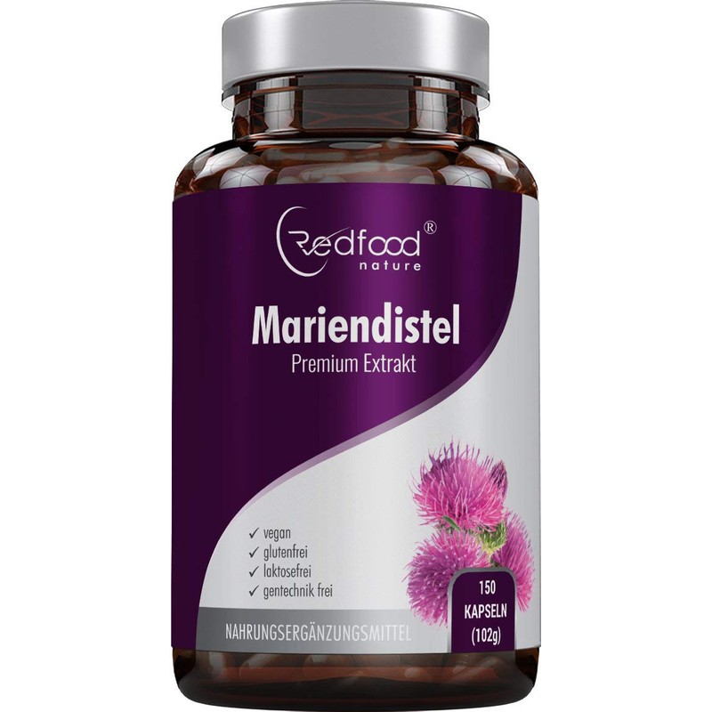 Redfood Milk Thistle Premium Extract, 500 mg Milk Thistle Extract