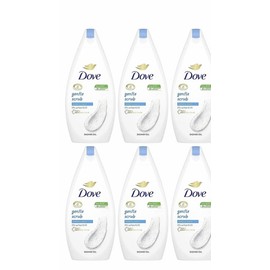 Dove Gentle Scrub Exfoliating Minerals Body Wash [6 Pack] 16.9OZ (500ML)