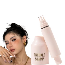 Freckle Stamp,Freckle Pen,Faux Freckles,Speckle Freckle,Makeup Pen,Long Lasting Effect,Waterproof & Smudge-Proof,Natural Freckles Makeup Tool With Special Sponge,Suitable for All Skin Types(LIGHT)