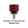 Mofun Two-color Seat Bolt Mount Screw 1/4 Inch-20 Thread Compatible