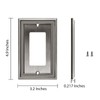 Henne Bery Sunken Pearls Decorative Wall Plate Switch Plate Outlet