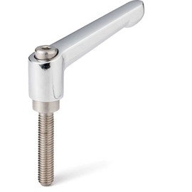 NBK Mechanical Element Parts Clamp Lever (Male Thread) LDMS-10-80-CR