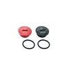 Set of locking screws aluminium with labelling for engine Simson
