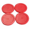 Pack of 4Pcs Plastic Air Hockey Pucks and Pushers Goal