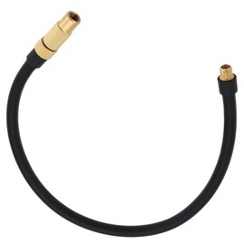 1PCS 2-in-1 Valve Adapter, Tire Inflator Extended Hose Chuck Adapter, for Automobile, Motorcycle, Truck, Bicycle External Air Pump Tube Tire Valve Tube (40cm/15.7in)