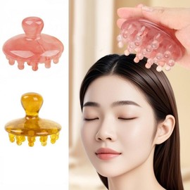 Circular scalp full body massager circular pink 2ea