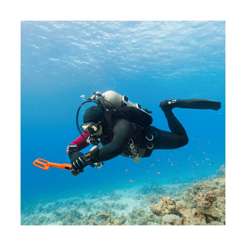 Waterproof Underwater Metal Detector Handheld Pinpointer Probe Pulse Scuba Detector