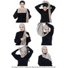 Aisha's Design Instant Hijab Scarves for Women, 95% Cotton Pretied