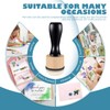 2 Pack Ink Blending Tool with 40 Replacement Foam Pads,