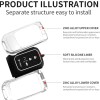 Gerzen Honda Key Fob Cover Case With Keychain, Metal For