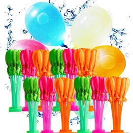 485P Rapid-Fill Self-Sealing Water Balloons Easy to Fill Use,Multicolour Water Balloons Rapid-tying sealing,Summer Fun Splash Water Balls for Outdoor Games,Kid Adult Parties and Backyard Water Fights