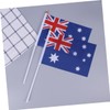 Ciieeo Australia Stick Flag Hand Held Flags Set of 50