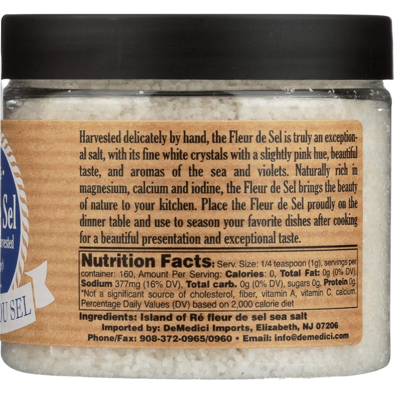 Esprit Du Sel, Fleur De Sel, 5.64 Ounce