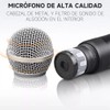 SM58 Microfonos Inalambricos 2 de Mano Dinamico UHF con Receptor