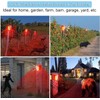 WONFAST Solar Motion Sensor Alarm Light Outdoor,Dog Barking&Gunshot Sound 129db