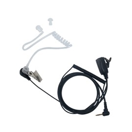 BVMAG Walkie Talkie Earpiece with mic Acoustic Tube Earpiece Compatible with Motorola Talkabout MH230R T200 T260 MR350R MT350R MS350R 2 Way Radio 10 Pack